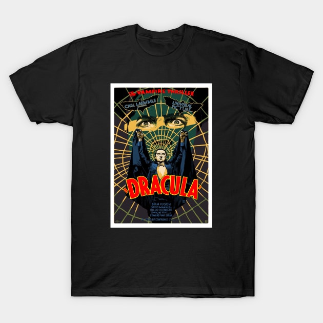 Dracula (1931) 5 T-Shirt by GardenOfNightmares